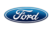 A white background featuring the iconic Ford logo.