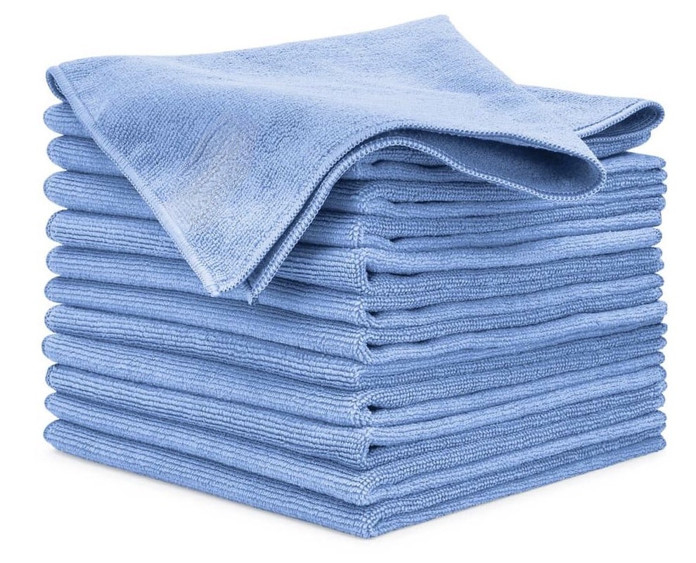 Blue Microfiber Towels
